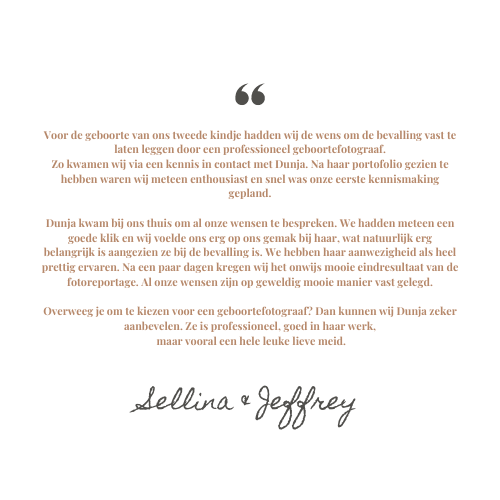 Review van Sellina en Jeffrey