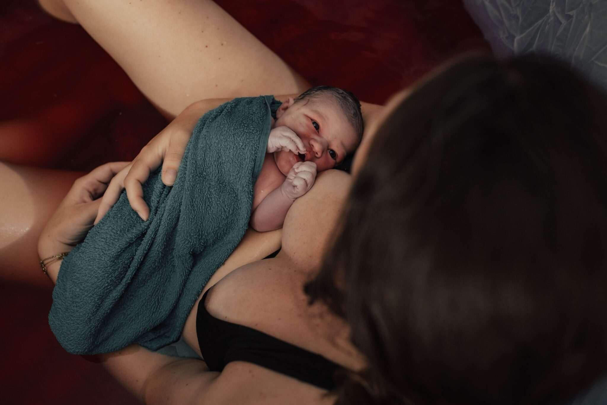 Badbevalling baby Loren